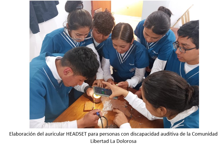Proyecto HEADSET como medida educativa y promocional para personas con discapacidad auditiva de la comunidad La Libertad la Dolorosa del cantón Guano