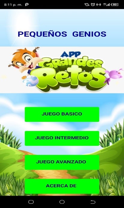 Aporte en el Aprendizaje Cognitivo mediante una aplicación móvil para niños de 3 a 5 años